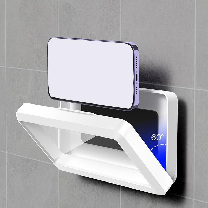 Bathroom mobile phone holder, bathroom waterproof and anti fog mobile phone wall hanging