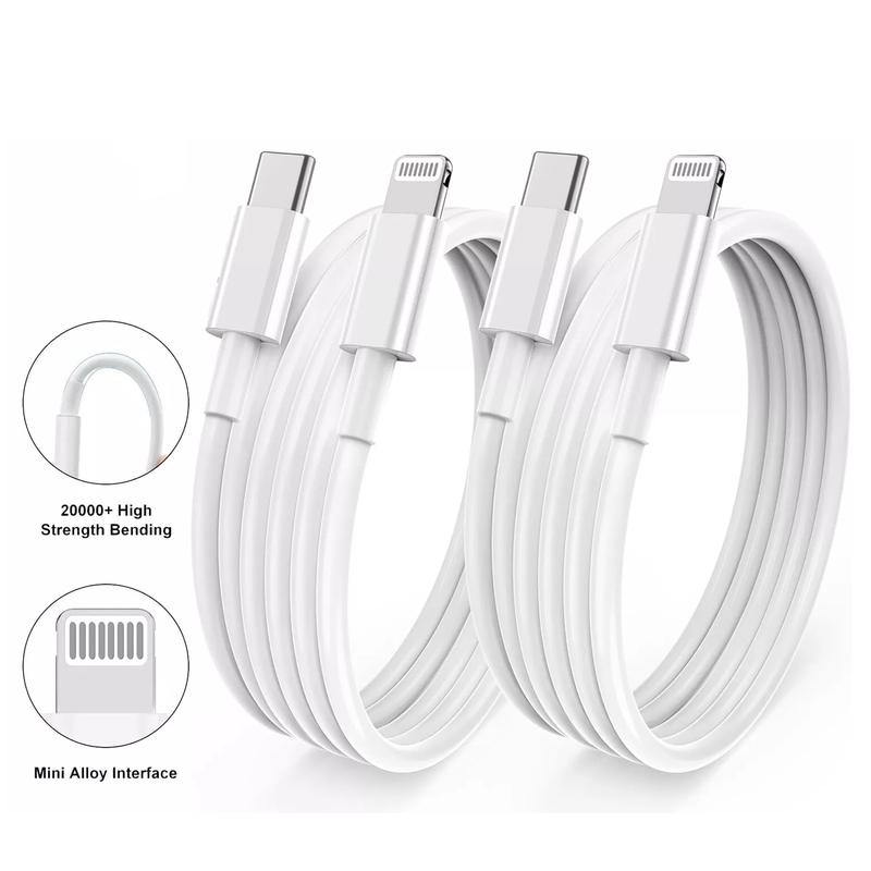 3 PACK Fast Charger Cable Type USB C PD Cord to For iPhone 14 13 12 11 Pro Max