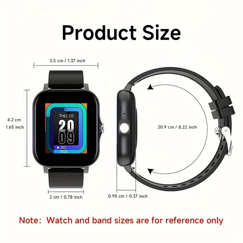 Hot-Selling New Arrival 1.83-Inch High-Definition Full-Screen Touch Screen, Unisex Sports Smart Watch, Make Answer Calls, Step Counting Calories Sport Mode Range Tracking, Call SMS Reminder Multi-Function Smart Watch, Suitable for iPhone and Android Smart