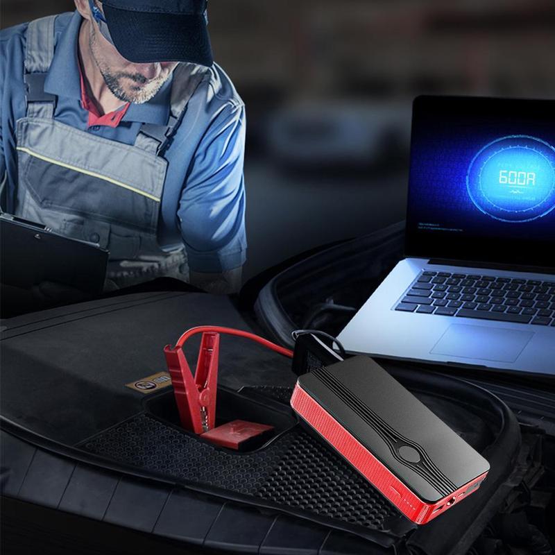 Car Battery Jump Starter 20000mAh Car Jump Starter Booster Jumper Box Power Bank Battery Charger Portable, 10000 Lumens Emergency LED Light, Outdoor Camping