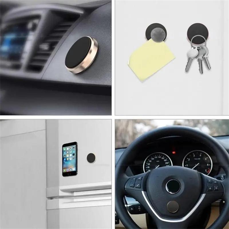 Round Magnetic Phone Holder, Multifunctional Car Dashboard Cellphone Holder, Durable Bracket for Convenient Mobile Phone Mounting