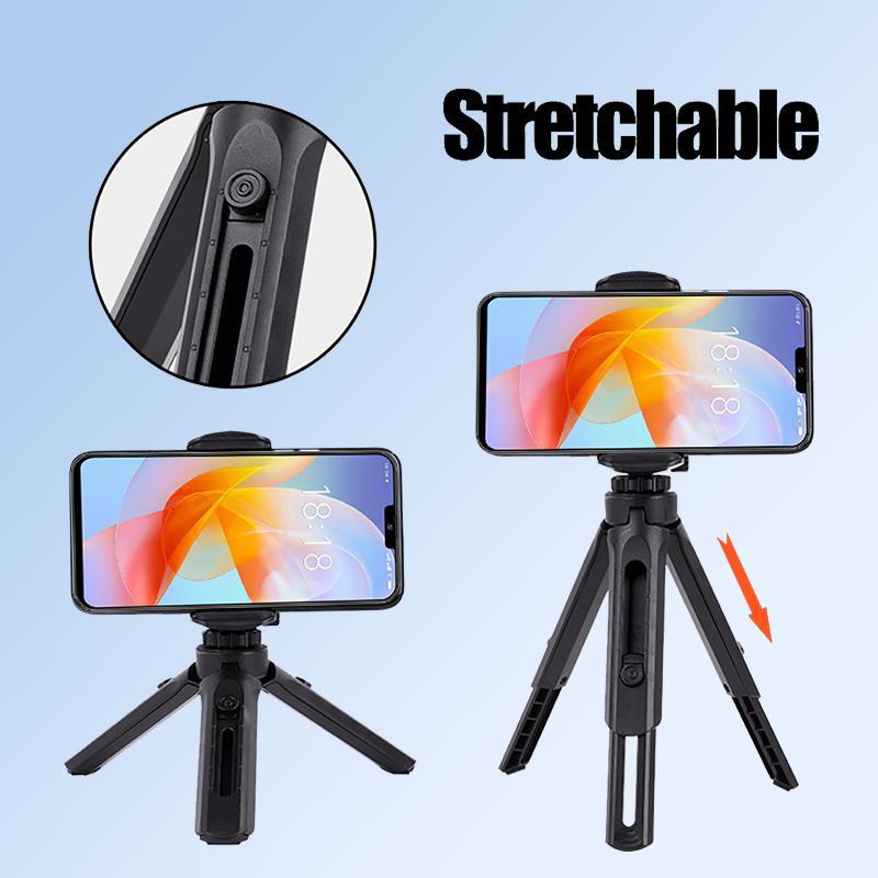 Portable Phone Tripod, Multifunctional Adjustable Phone Holder, Selfie Stick for Live Streaming, Vlogging, Travel, Outdoor