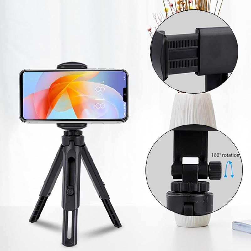 Portable Phone Tripod, Multifunctional Adjustable Phone Holder, Selfie Stick for Live Streaming, Vlogging, Travel, Outdoor