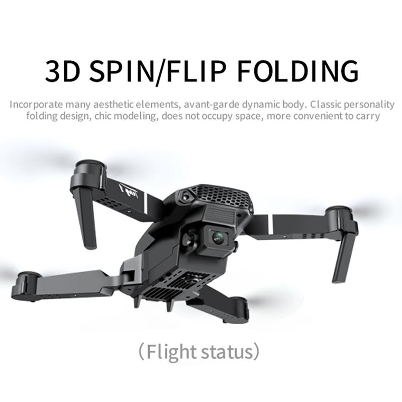 Brushless Motor Obstacle avoidance Foldable e88 Drone with 4K FPV Camera for Beginners Adults 2 4 Batteries Auto Hover Follow Me 40+ min Flight Time