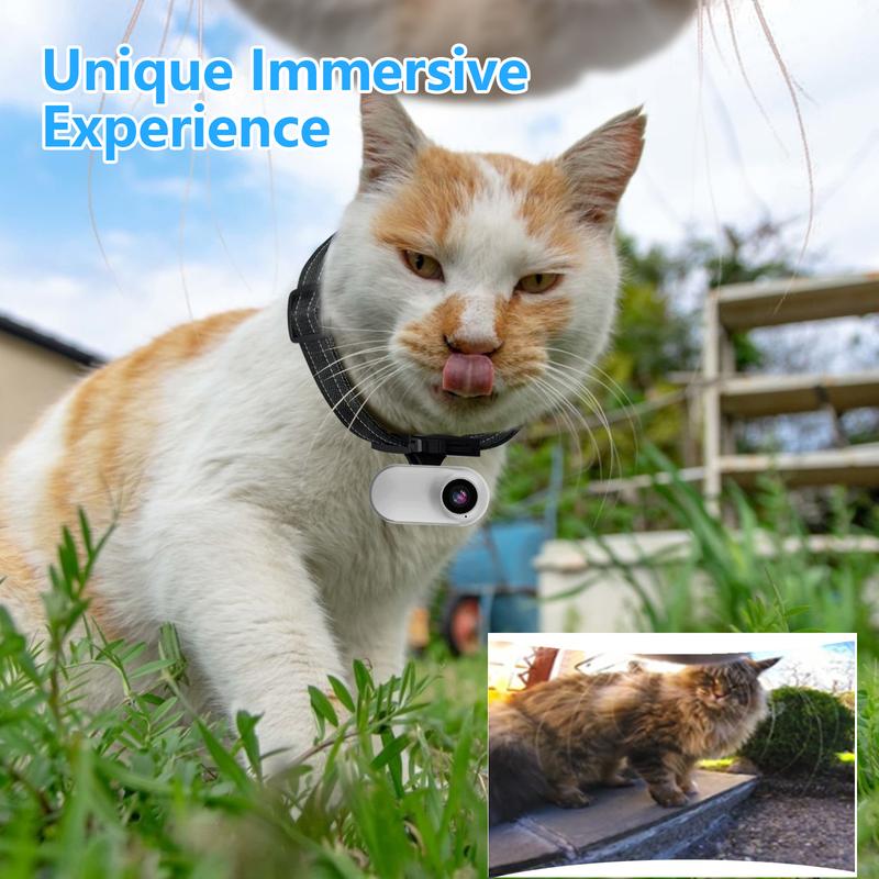 HD 1080 Mini Cat Camera with Video Record,Sport Cam,Small Action Cameras,Body Camera for Pet Supplies Stuff,Outdoor Inoor Birthday Gift No WiFi halo  No GPS catpool dogcollar