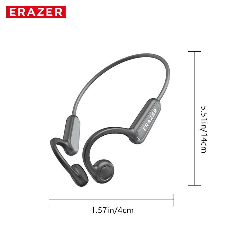 Erazer XF22 Bone Conduction Earphone, Sports Wireless Headset for Running, Sport Earphone, HiFi Sound Call BT5.4 Fast Charging Open Ear Headphone, Running Conduction Earphone