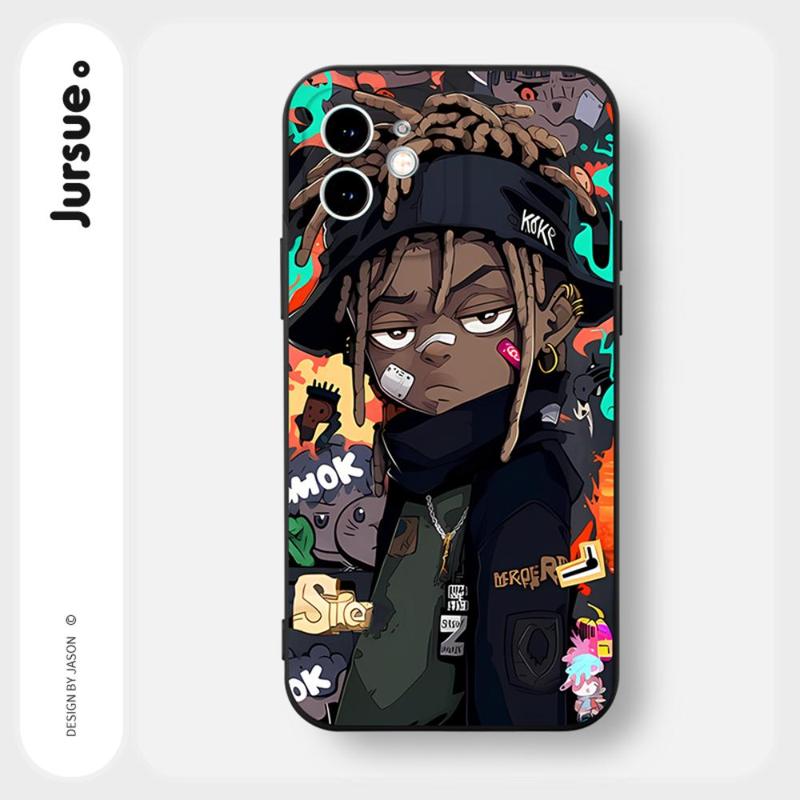 Cartoon Graffiti Pattern Phone Cases, Phone Cover, Shockproof Phone Protective Cover Compatible with iPhone 15 14 13 12 11 Pro Max 8 7, Summer Essentials, Unique Phone Cases