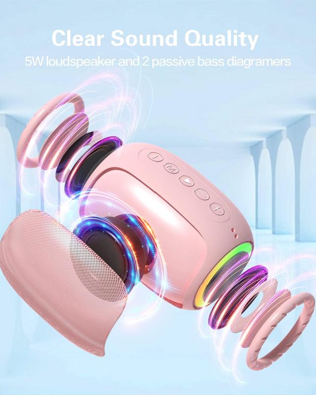 Speakers, A66  Speakers,5W Portable  Speakers with Clear Sound,Multi Playing Modes, Compatible with Cellphone, PC for Home or Outdoors