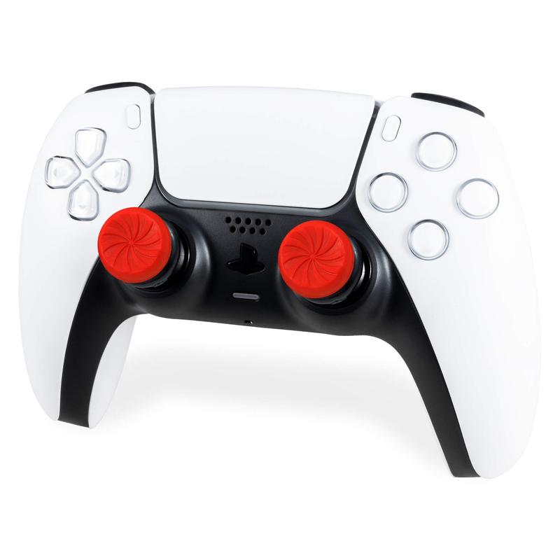 Elite controller accessories, FPS Freek Inferno for Playstation 5 4 (PS5 4) Controller | Performance Thumbsticks | 2 High-Rise Concave | Red Console