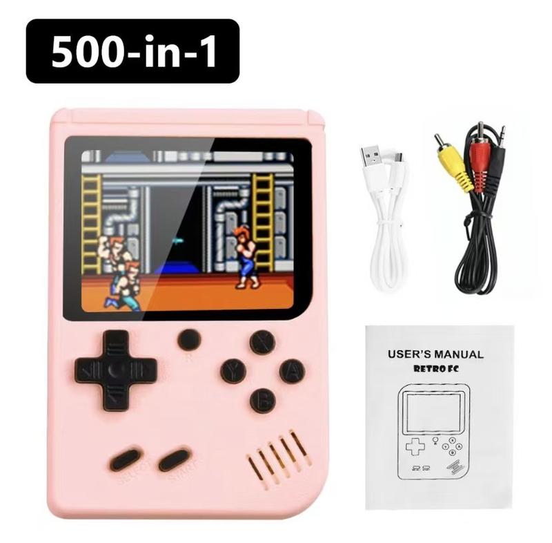 500 Games In One Portable Mini Electronic Video Game Player Kids Electronic Game Toy For Children Handheld Game Console