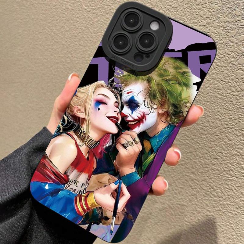 Joker Pattern Phone Case, Anti-drop Cellphone Protective Case, Total Protective Shockproof Mobile Phone Cover for iPhone 15 Pro Max