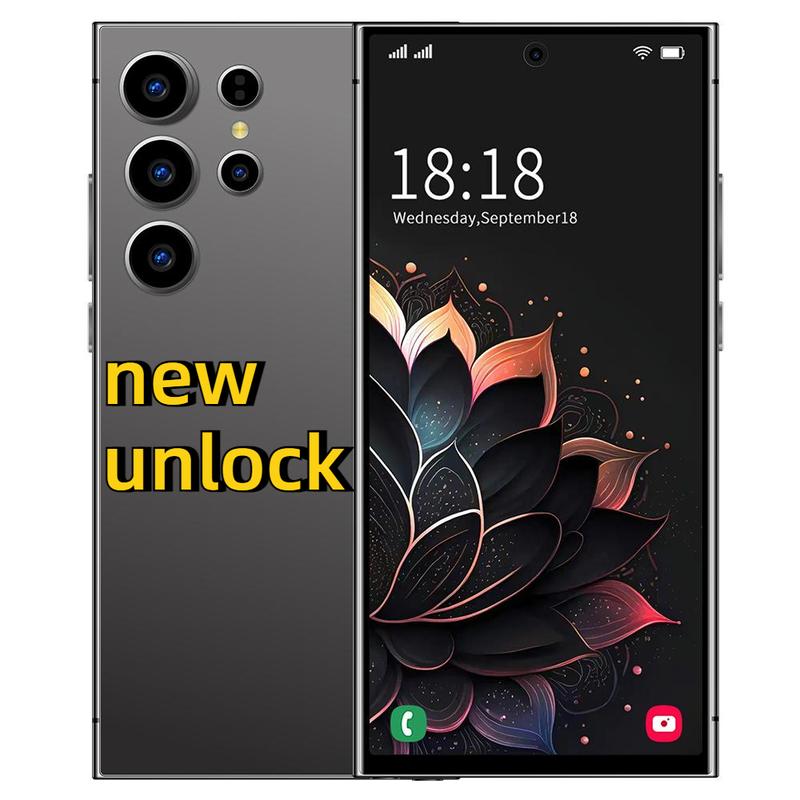 2024NEWSmarphone S24 Ultra, 6.6 inches, 16+1024GB, 10 cores, 7800mAh, phone, Android, 78+108MP, dual SIM, 5G phone, facial recognition, AI smartphone, unlocked zoom camera, long battery life, S pen, US version, 2025,christmas gift