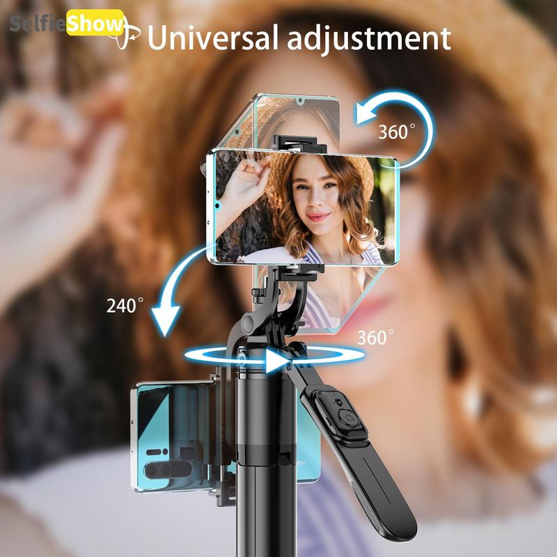 SELFIESHOW Selfie Stable Tripod, Portable Phone Tripod Stand with Remote Control, Multifunctional Phone Tripod for Travel, Party, Live Streaming