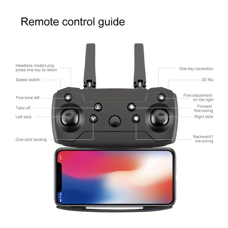 Drone With Camera, 2024 Newest Foldable Drone With App Control, 4 Batteries, FPV Live Video RC Quadcopter With 4K Camera For Adults Beginners