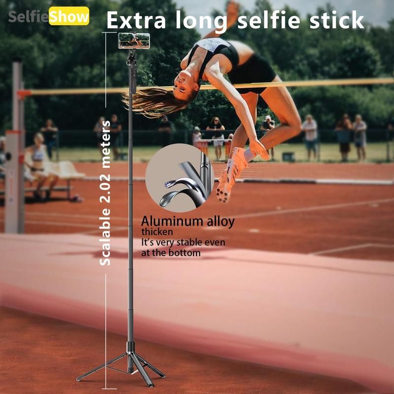 SELFIESHOW Selfie Stable Tripod, Portable Phone Tripod Stand with Remote Control, Multifunctional Phone Tripod for Travel, Party, Live Streaming