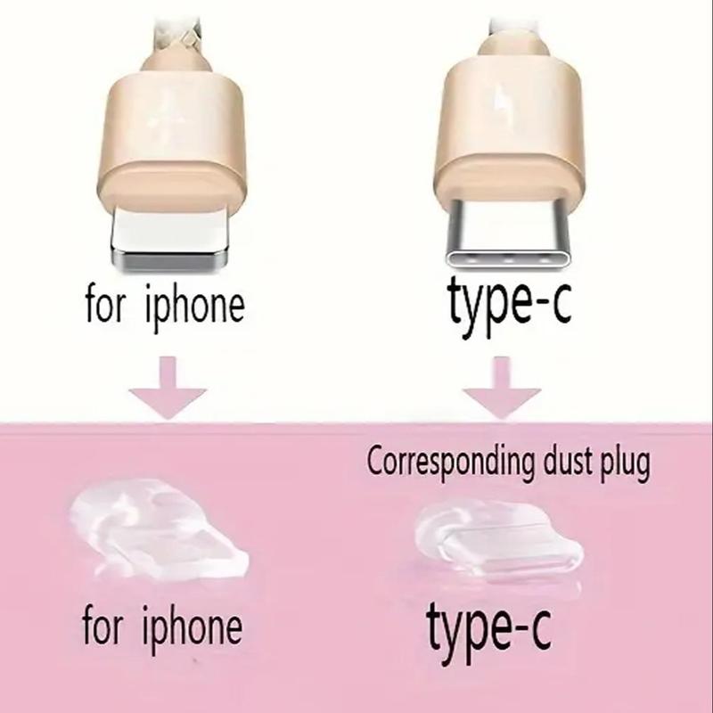 Heart Shaped Phone Earphone Hole Dust Plug, Silicone Phone Earphone Hole Dust Plug, Phone Earphone Hole Dust Plug for iPhone Type-C