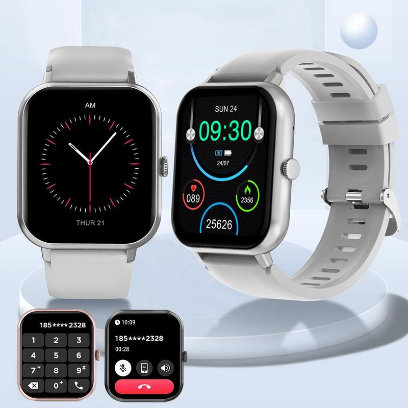 1.83 Inch Smart Watch for Men & Women, Sports Wireless Full Touch Screen Smart Watch with Call, Multi-functional Smart Watch for iPhone Android Smartphone, Smart Watch for Men and Women