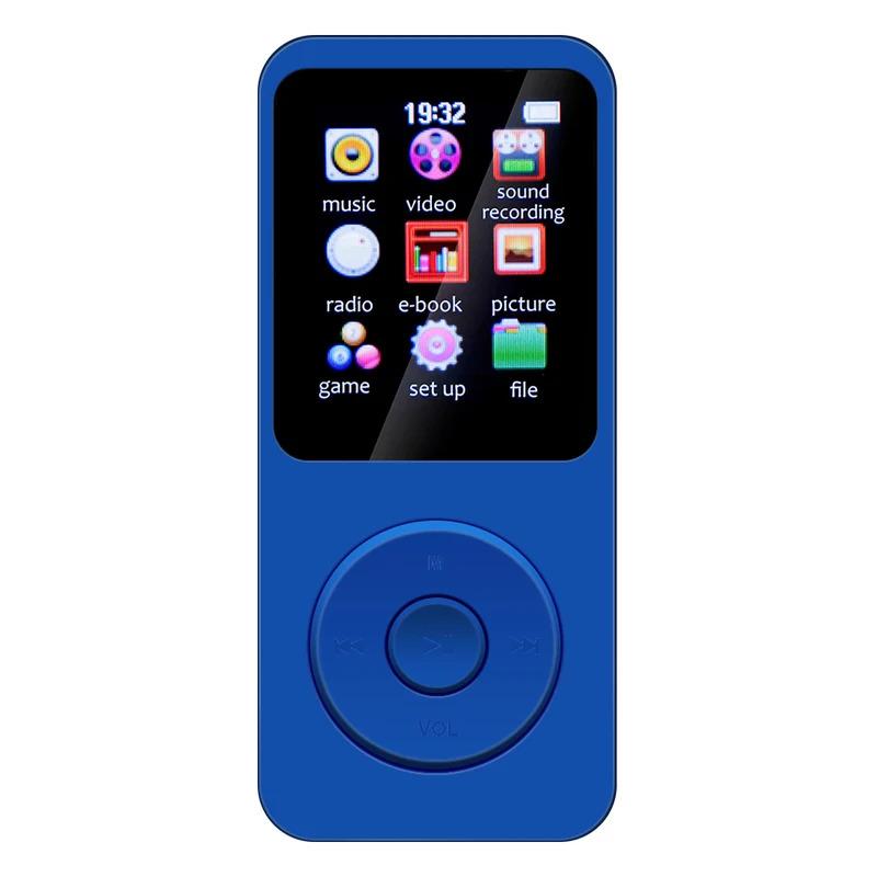 MP3 Player 1.8 in Screen HiFi Lossless Music Player Bluetooth-Compatible5.0 Type-C Sports MP3 Player Built-in Speaker for Kids