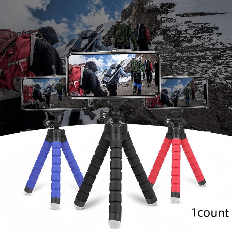 Octopus Design Phone Holder, Multipurpose Flexible & Durable Phone Tripod, Universal Desktop Phone Stand for iPhone & Camera