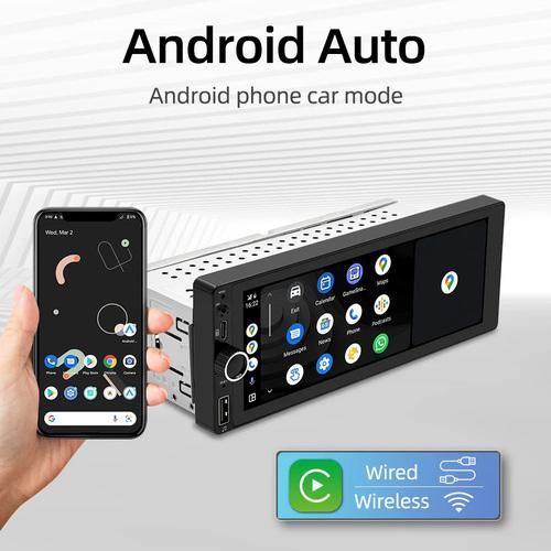 6.86 Inch Car MP5 Player With Type C Support Carplay Android Auto BT FM Mirror Link Play Music Car Stereo With Mic Audio Mp4