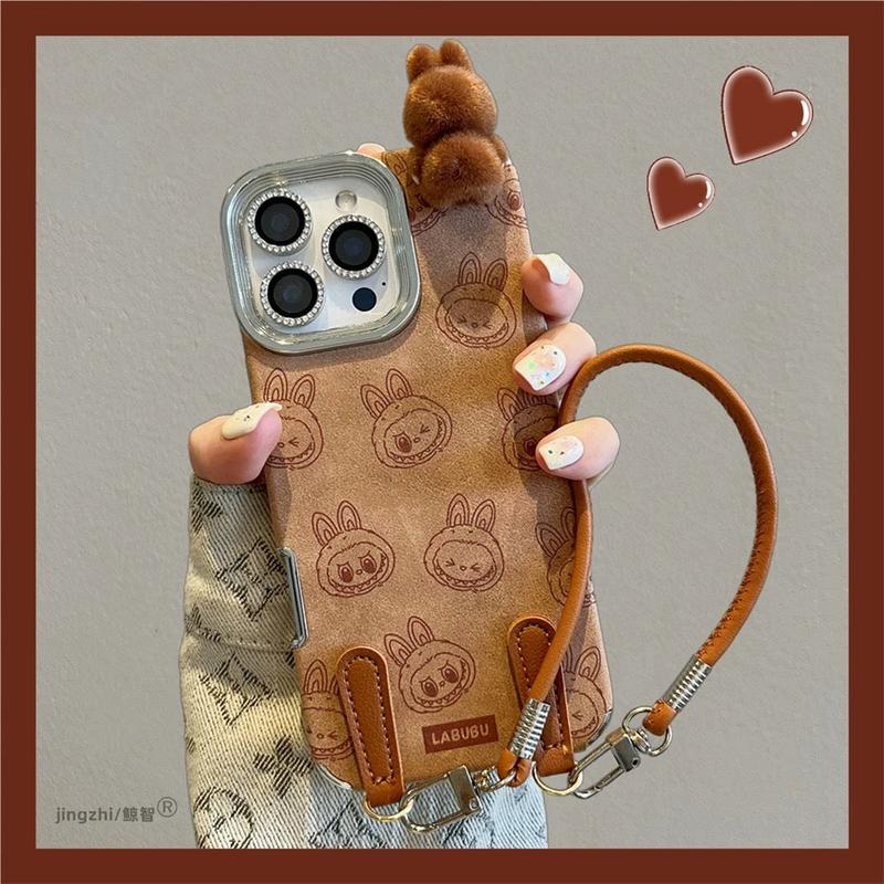 3D Labubu iPhone Case with Strap