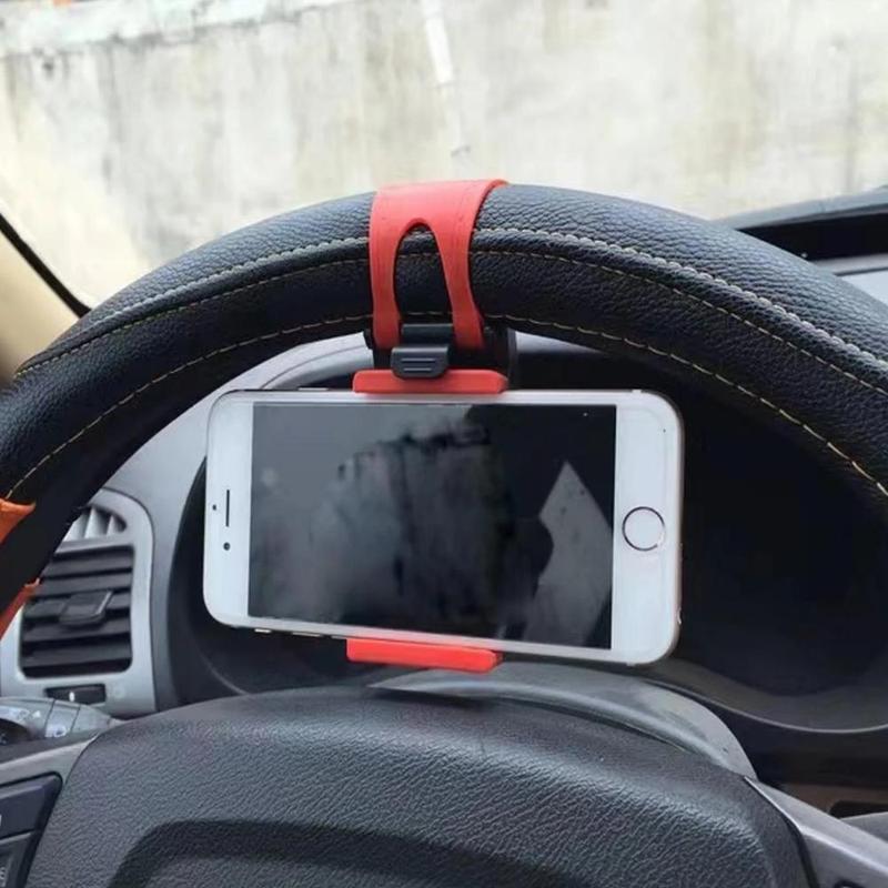 Car Steering Wheel Phone Holder, Stable & Non-shaking Car Steering Wheel Phone Holder, Car Phone Mounts & Holders