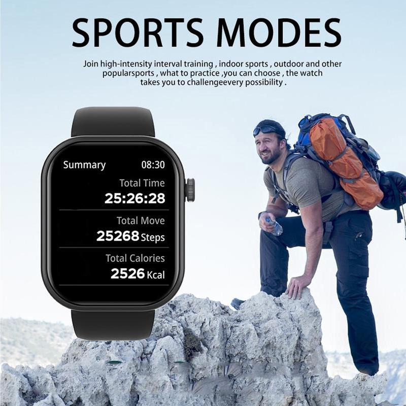 Multifunctional Smart Watch, Fashion Digital Watch with Multiple Sports Modes, Sports Watch Compatible with iPhone Android