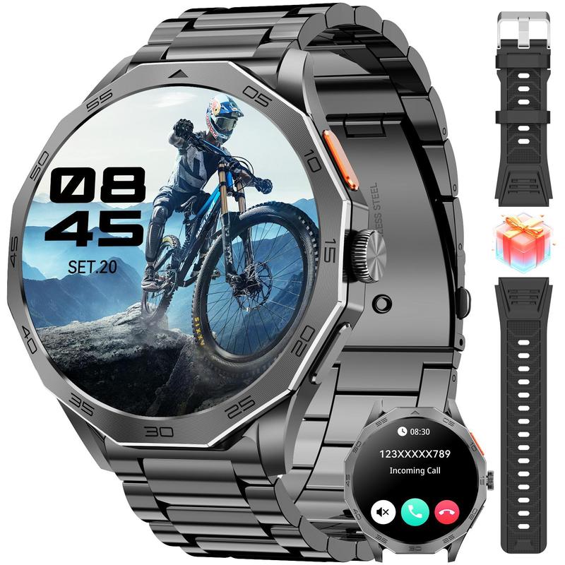 Multifunctional Smart Watch, Fashion 1.85 Inches Screen Digital Watch with Silicone Band, IP67 Waterproof Sports Smart Watches for Women & Men, Sport Smartwatch