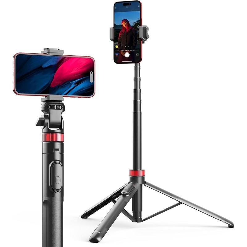 72'' Phone Tripod, Tripod for  & Selfie Stick Tripod with Phone Mount and Remote - Upgraded, , and Portable Tripod for  15 14 13, Android, Cameras and Action Cameras