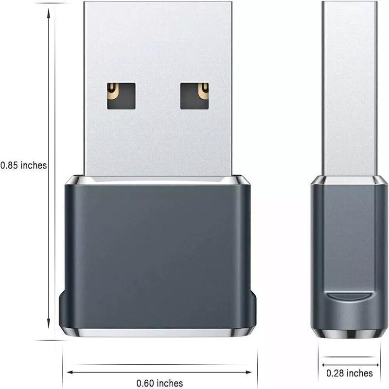 For Apple iPhone 15 14 13 12 11 Pro Max USB A 2.0 Male to Type C Female Adapter