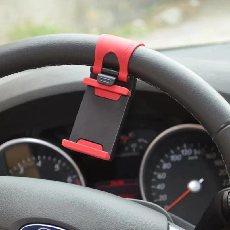 Car Steering Wheel Phone Holder, Stable & Non-shaking Car Steering Wheel Phone Holder, Car Phone Mounts & Holders