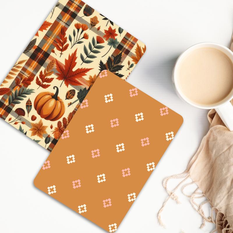 Pumpkin Spice Reader- E-Reader Cardstock Inserts