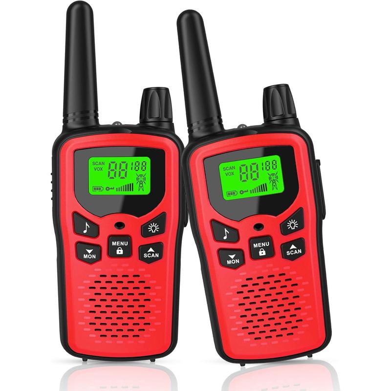 Walkie Talkies,Erelis Long Rang Walkie with 22 FRS Channels,Walkie Talkies for Adults with Lamp,VOX,LCD Display  Audio Communication