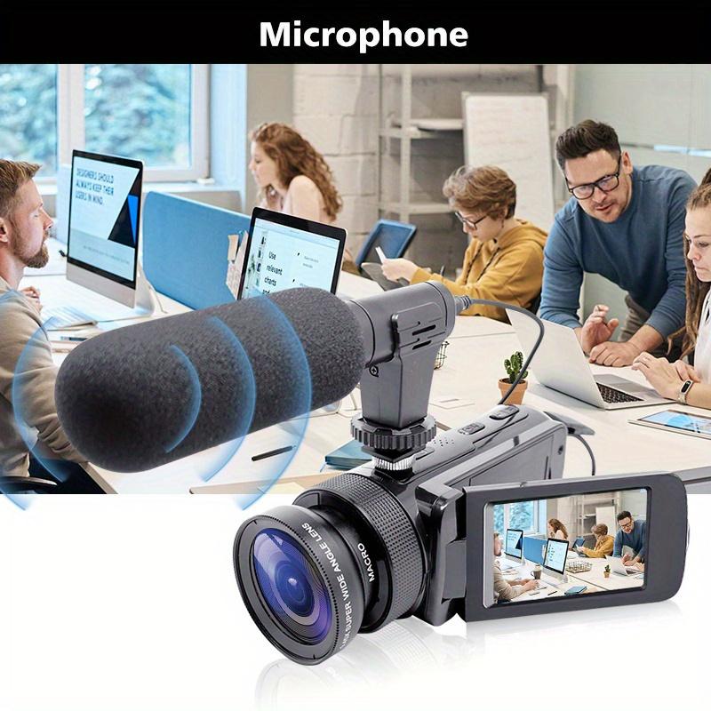 Newest model Portable camera with 32G memory card, 16 megapixel HD microphone, 16x digital zoom, rechargeable camera, recording life by flipping the screen 270 degrees. Suitable for outdoor camping, travel, family daily life photography and video.