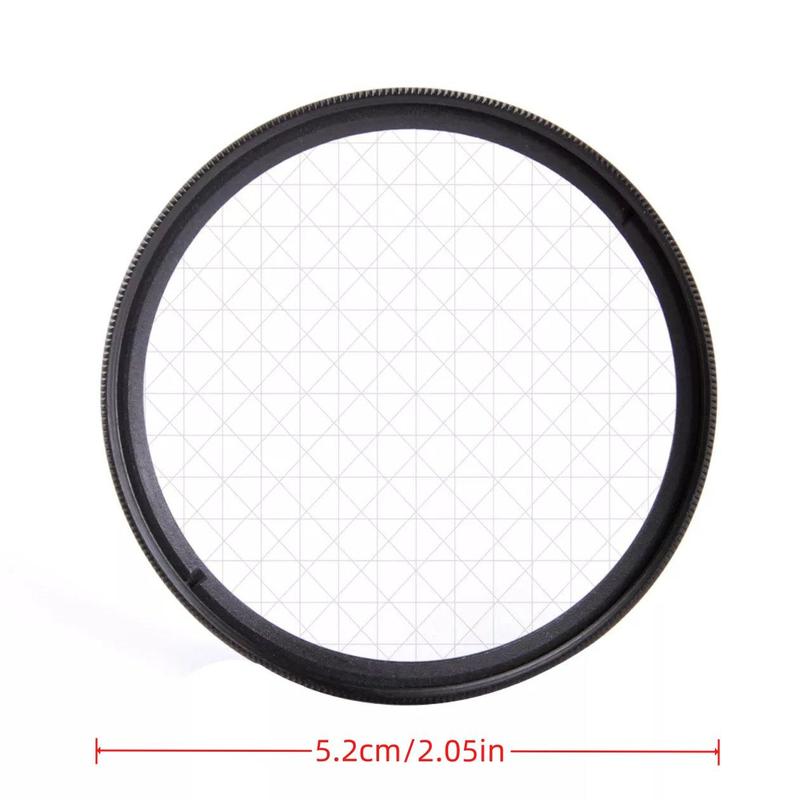 52mm 8 Line Star Filter Lens, Clip-on Polarizer Filter, Star Filter Lens for Smartphone, Mobile Phone Accessories