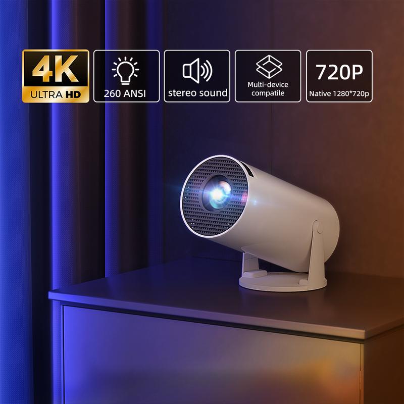 HY300 Mobile Phone projection Portable Projector Suitable For Outdoor Office  Home Theater Projectors With 30000 Hours Long Life