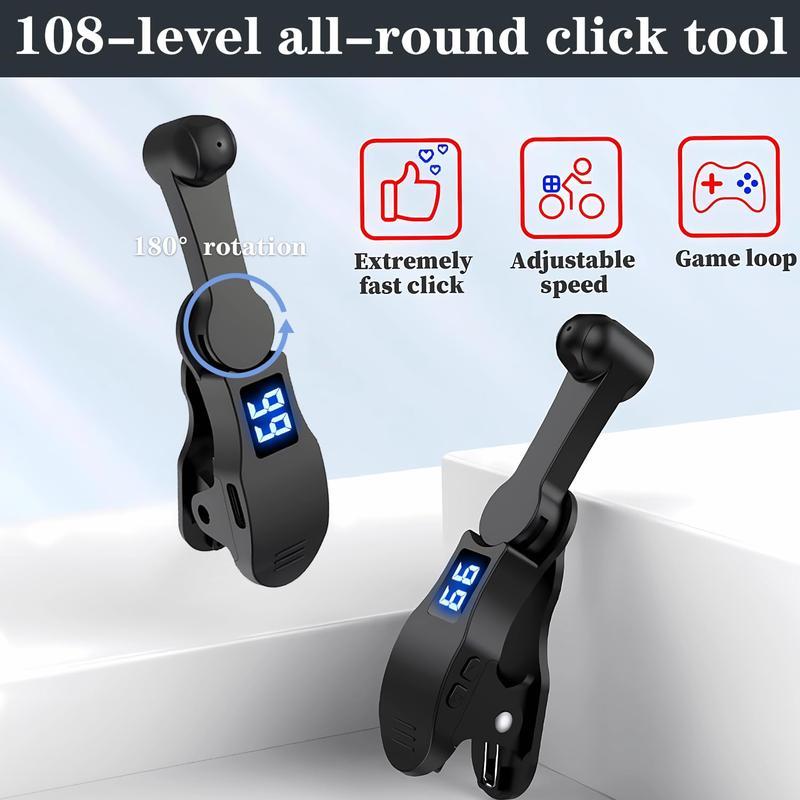 Auto Clicker for Smart Phone, Phone ScreenDevice Speed Clicker for Fast Click SimulationFinger Continuous Click, Gaming, Live Broadcasts Likes