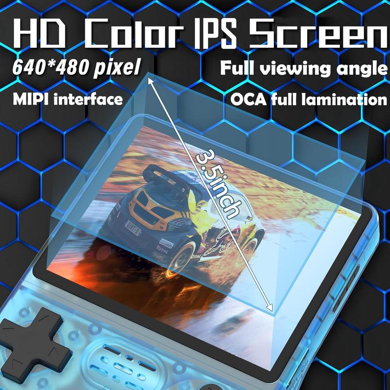 15000+ Games 1 Handheld console R36s 3.5-inch IPS Screen Mini Retro Console 3800mAh Portable Pocket Arcade