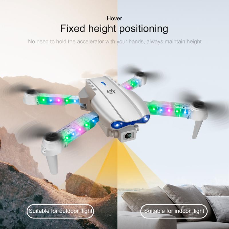 Drone with Camera 480P HD 90°Adjustable Lens,2024 RC Quadcopter with Dual Camera for Adults Beginners,Foldable FPV Drones WiFi APP,3D Flips,Auto Hold,Optical Flow Positioning,Waypoint Fly