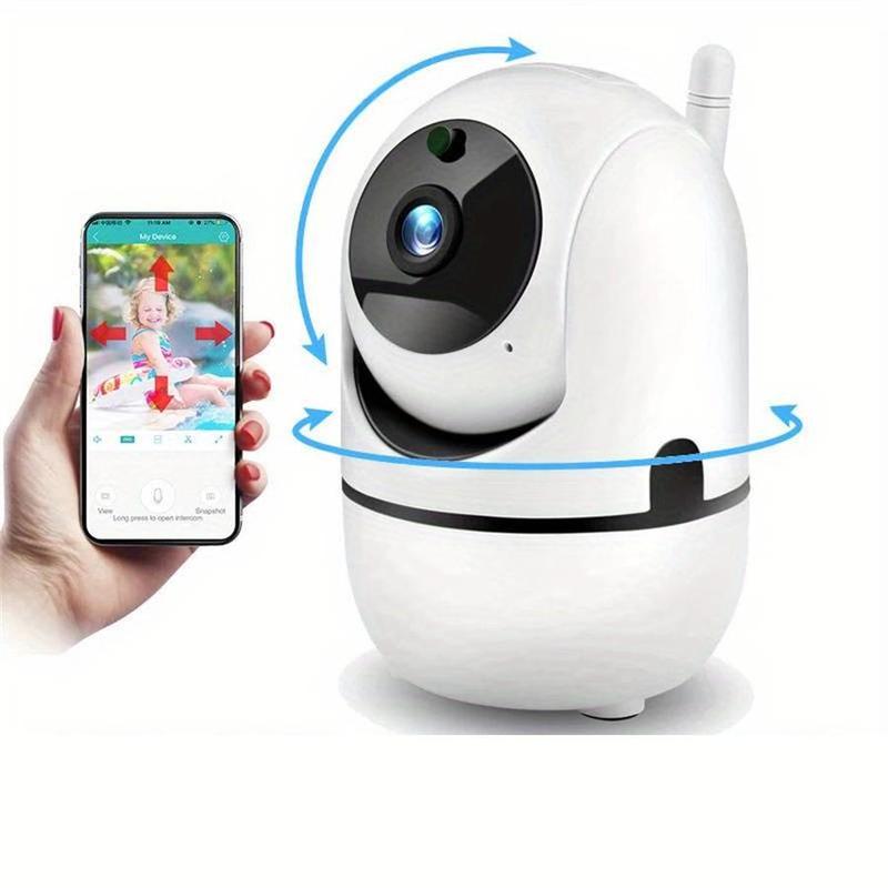 High-definition WiFi Monitoring Camera, USB Powered 355 Degree Intercom 1080P Home Security Camera, Remote High-definition Night-Vision Camera