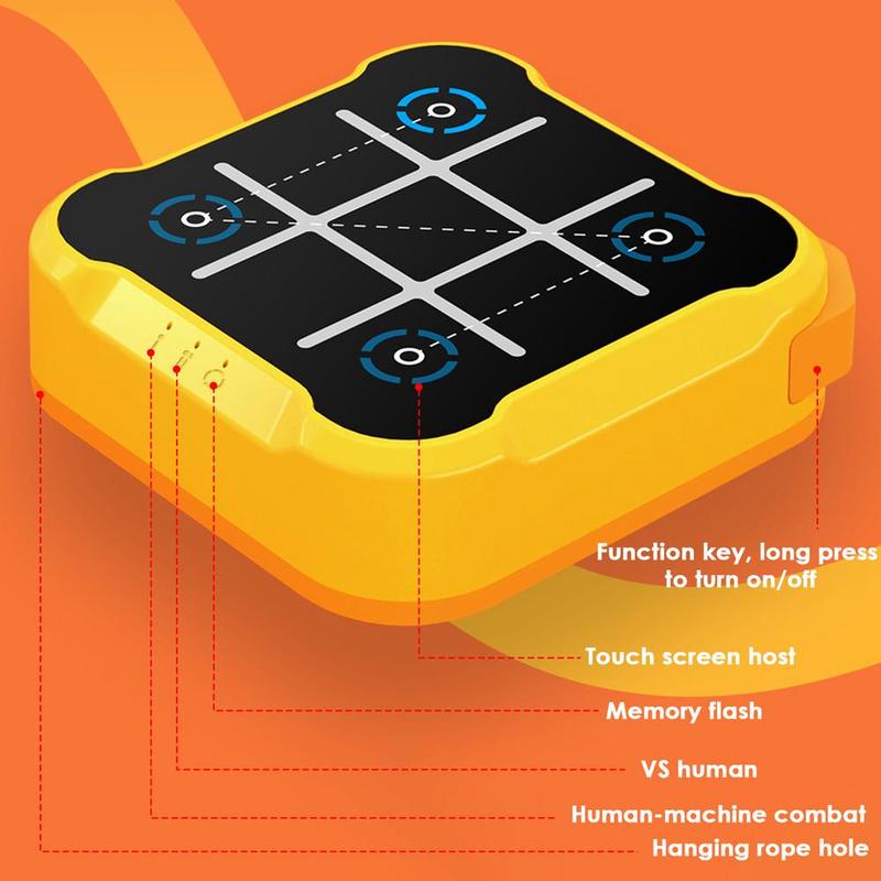 Tic Tac Toe Game, 3 in 1 Handheld Game Console, Portable Travel Games, Stress Relief Toy for Kids and Adults, Birthday&Christmas Gift for All Ages