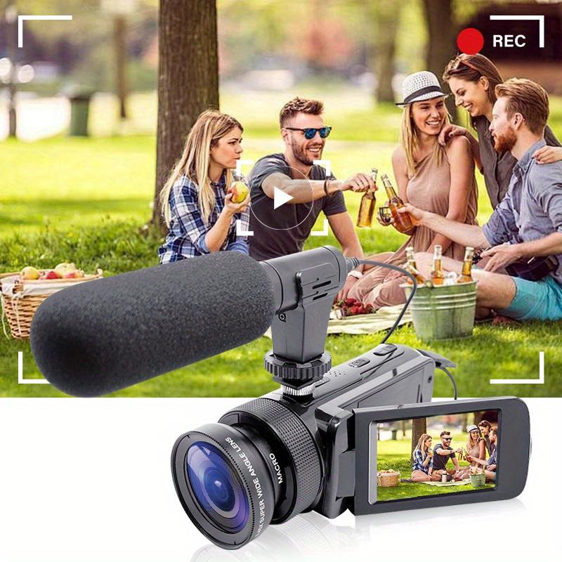 Newest model Portable camera with 32G memory card, 16 megapixel HD microphone, 16x digital zoom, rechargeable camera, recording life by flipping the screen 270 degrees. Suitable for outdoor camping, travel, family daily life photography and video.