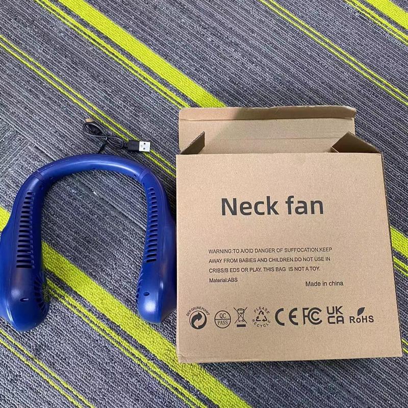 Portable Fan, Lightweight Summer Fan Portable Neck Hanging Fans, 720 ° Circulating Air Neck Fan with Digital Display, USB Charging Cooling Fan, Mini Fan for Summer Camping, Travel