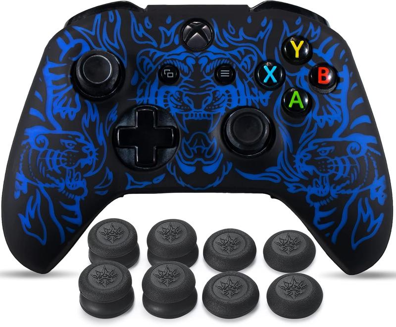 for  One X S Controller x 1(Tiger Blue) with  Thumb Grips x 8