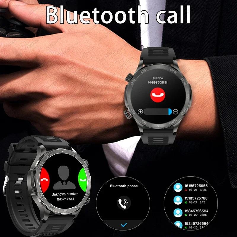 2024 New Bluetooth Call Smart Watch Men For Huawei AMOLED HD Large Screen Heart Rate NFC IP68 Waterproof GPS Sports Smart Watch