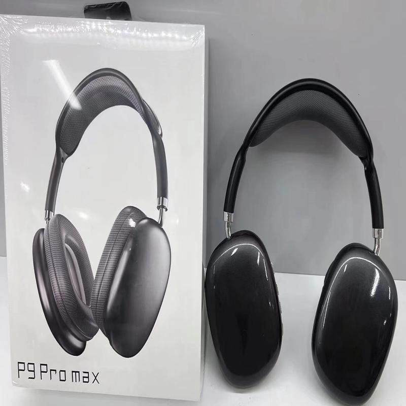 P9Pro Max active noise cancelling earphones Wireless Bluetooth earbuds Overear foldable Sports earphones Long standby foldable sports upper ear built-in microphone Audio earphones electronic folding