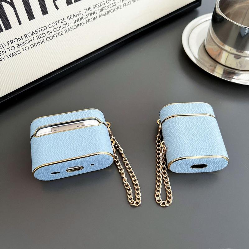 Elegant Bag Design Earphone Case, 1 Count PU Leather Earphone Protective Cover, Fashion Earphone Case for AirPods Pro