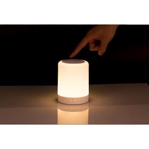 Quran  Speaker Light for Quran in Arabic, Portable LED Touch Night Light with Time Display - Quran Player Remote & APP Control Azan Speaker Quran Lamp