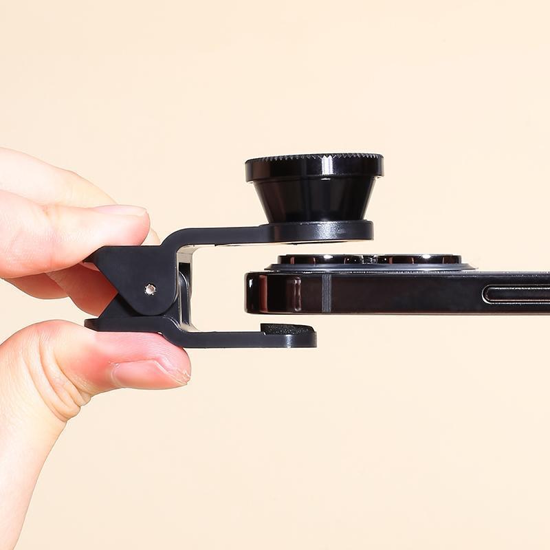 Phone Camera Lens, Universal Degree Fish Eye Lens Clip, Wide Angle Camera Magnifier for Mobile Phone