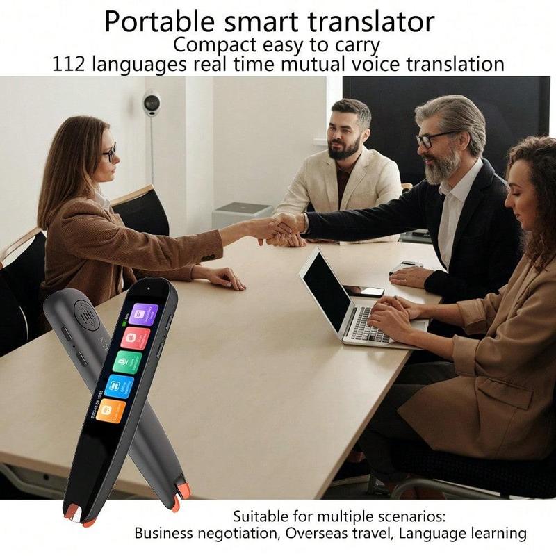 Christmas Gift,Smart 2.99 Inch Display Translation Pen for Fall, Multi-purpose Chargeable Translation Pen, Multifunctional Wireless Translation Device